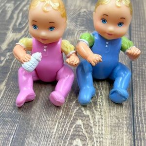 Loving Family twins babies boy and girl